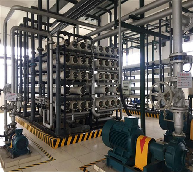 多介質(zhì)+超濾+一級反滲透+二級反滲透