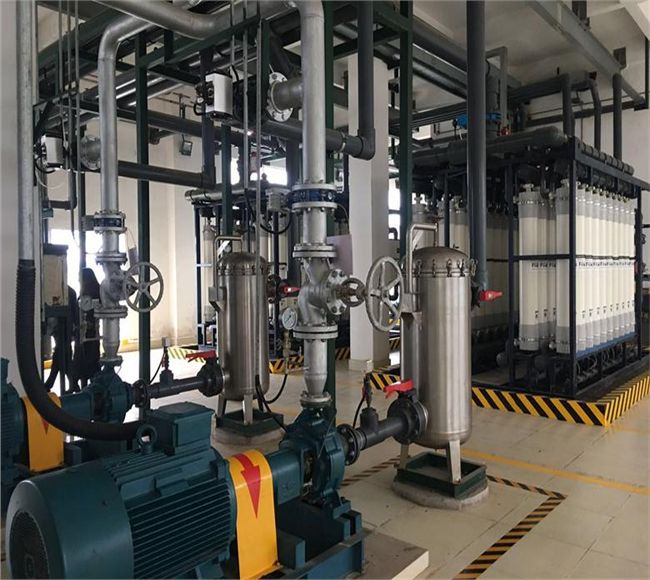 多介質(zhì)+超濾+一級反滲透+二級反滲透